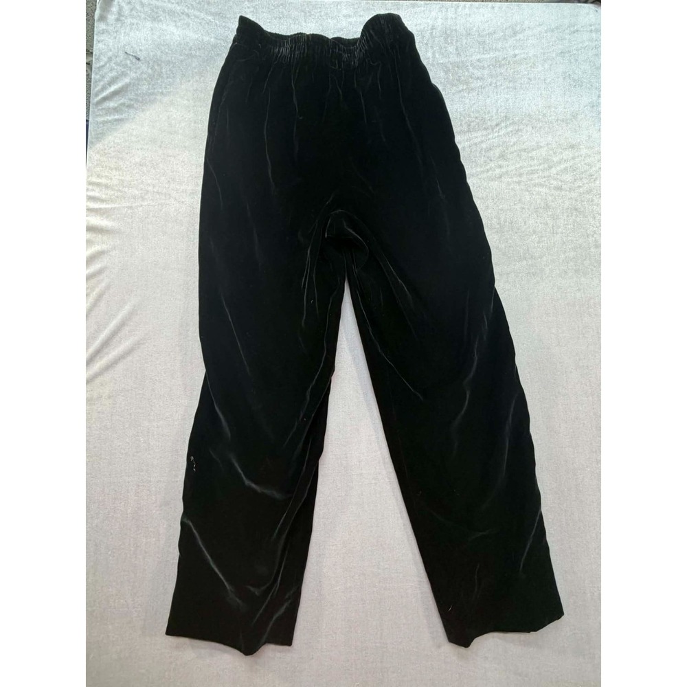 Vintage Adrianna Papell Acetate Nylon Pants‎ Black Size 4